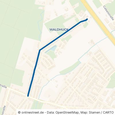 Waldhuckstraße Oberhausen Sterkrade-Nord 