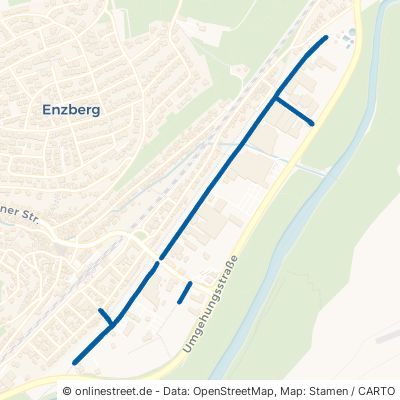 Kanalstraße Mühlacker Enzberg 