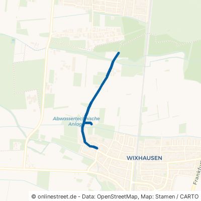 Erzhäuser Straße Darmstadt Wixhausen 