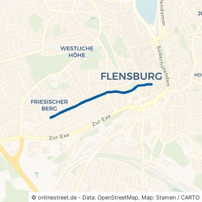 Friesische Straße Flensburg Friesischer Berg 