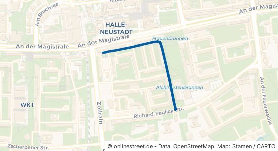 Matthias-Grünewald-Straße Halle (Saale) Südliche Neustadt 