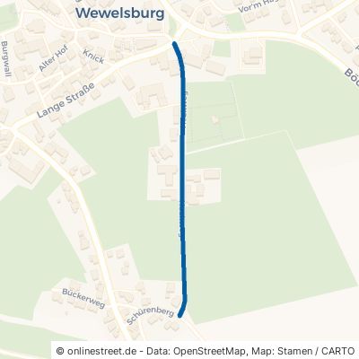 Heckweg Büren Wewelsburg 