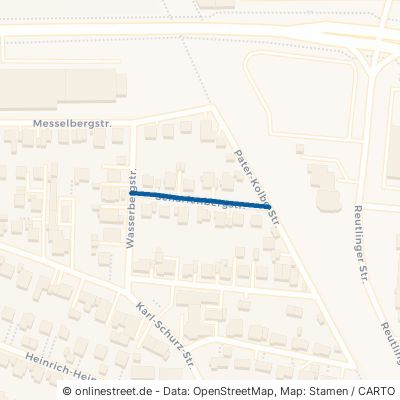 Scharfenbergstraße Göppingen Stadtgebiet 
