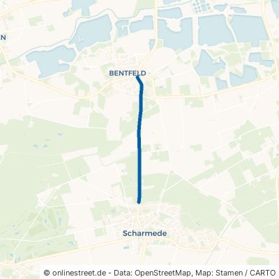 Scharmeder Straße Delbrück Bentfeld 