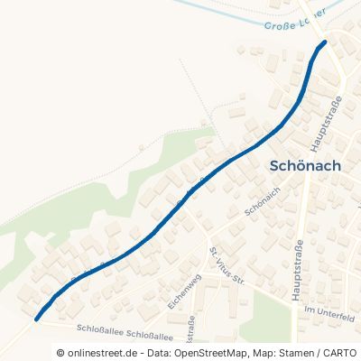 Dorfstraße Mötzing Schönach 