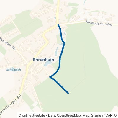 Forstweg Nobitz Ehrenhain 