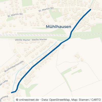 Grundmühlstraße Werneck Mühlhausen 