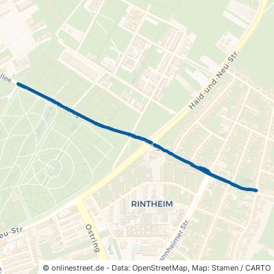 Hirtenweg Karlsruhe Rintheim 
