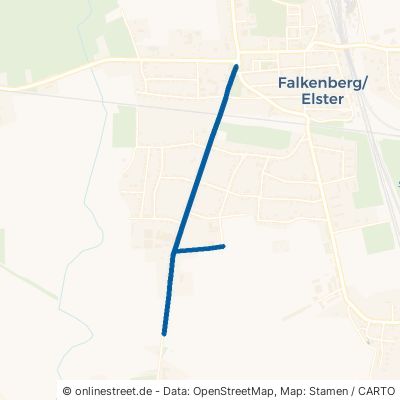 Mühlberger Straße Falkenberg Koßdorf 