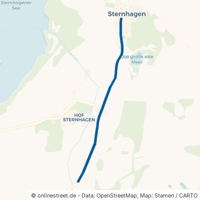 Pinnower Weg Nordwestuckermark Sternhagen 