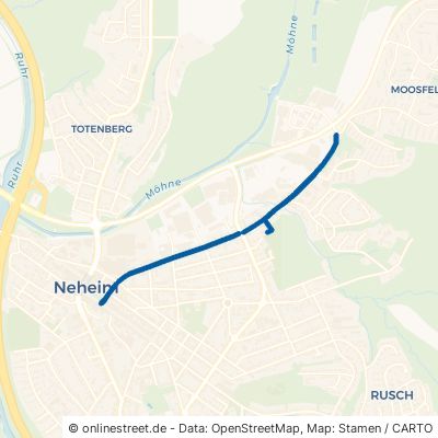 Möhnestraße Arnsberg Neheim-Hüsten 