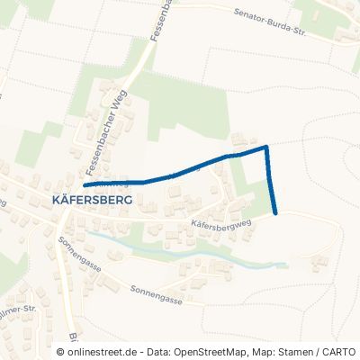 Almweg Ortenberg Käfersberg 