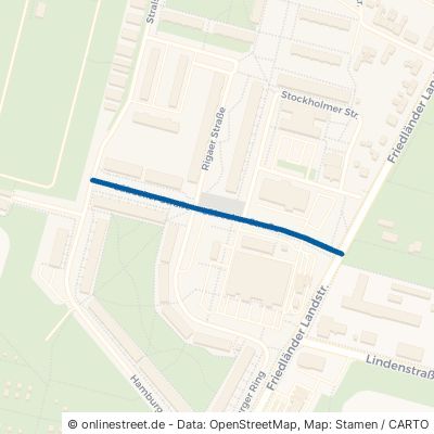 Lübecker Straße Anklam Sorgenfrei 