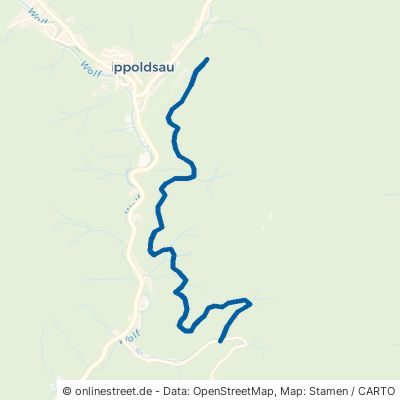 Winklersgrundweg Bad Rippoldsau-Schapbach Klösterle 