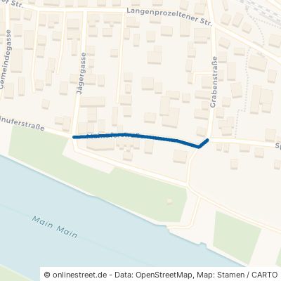 Mainuferstraße Gemünden am Main Langenprozelten 