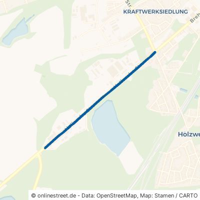 Hallesche Straße Bitterfeld-Wolfen Holzweißig 
