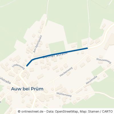 Rother Straße Auw bei Prüm 