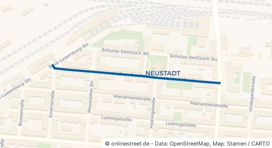 Meißner Straße Leipzig Neustadt-Neuschönefeld 
