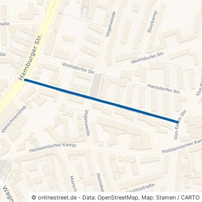 Volksdorfer Straße Hamburg Barmbek-Süd 