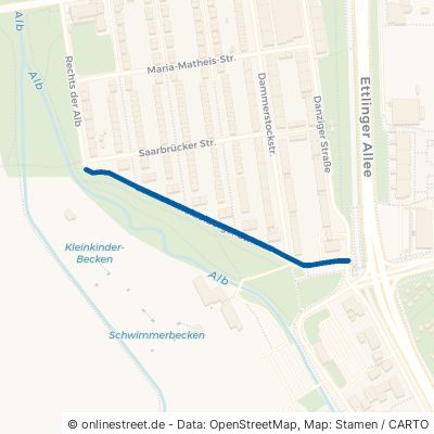 Heidelberger Straße Karlsruhe Rüppurr 