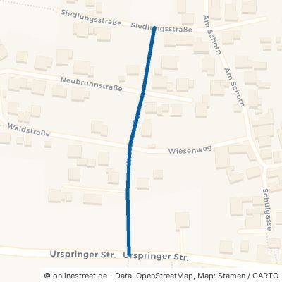 Wiesenstraße Zellingen Duttenbrunn 