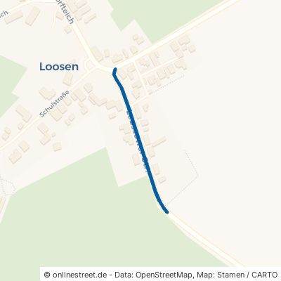 Leussower Str. Alt Krenzlin Loosen 