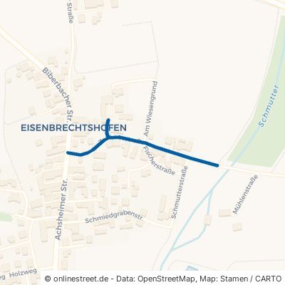 Zollhausstraße Biberbach Eisenbrechtshofen 