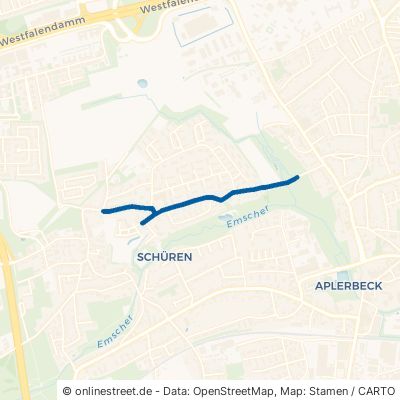 Gevelsbergstraße Dortmund Schüren 