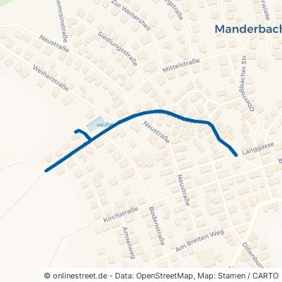 Hauptstraße Dillenburg Manderbach 