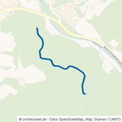 Höllwaldweg Lautenbach Sendelbach 