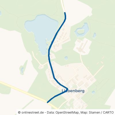 Bergsdorfer Straße Löwenberger Land Liebenberg 