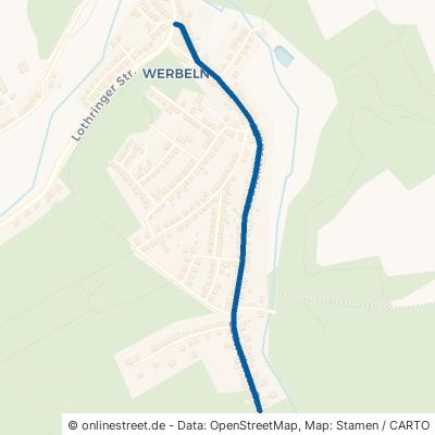 Ludweilerstraße Wadgassen Werbeln 
