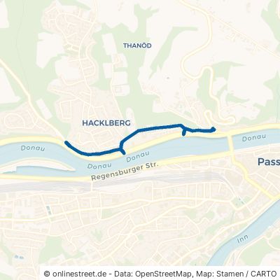 Vilshofener Straße Passau Hacklberg 