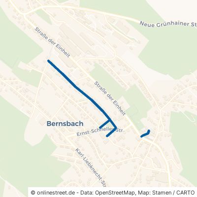 Thälmannstraße Lauter-Bernsbach Bernsbach 