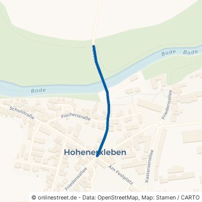 Bodestraße Staßfurt Hohenerxleben 