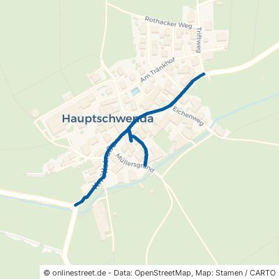 Knüllstraße Neukirchen Hauptschwenda 