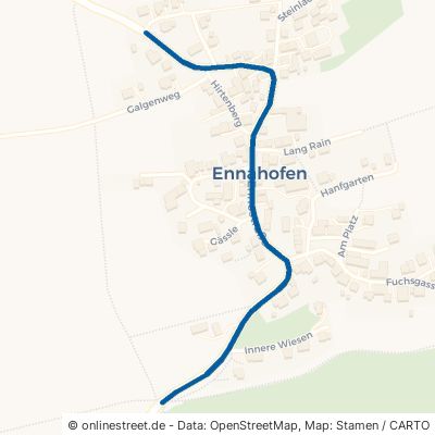 Ennostraße Allmendingen Ennahofen 
