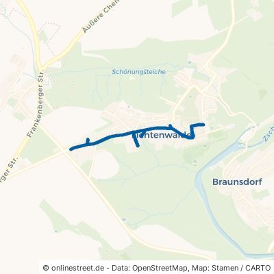 August-Bebel-Straße Niederwiesa Lichtenwalde 