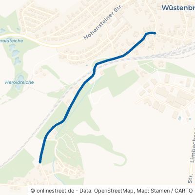 Oberlungwitzer Str. Hohenstein-Ernstthal Wüstenbrand 