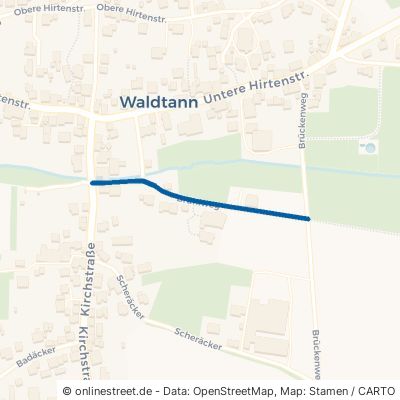 Brühlweg Kreßberg Waldtann 