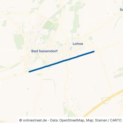 Bundesstraße Bad Sassendorf Lohne 