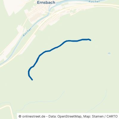 Neuzaunweg Forchtenberg Ernsbach 