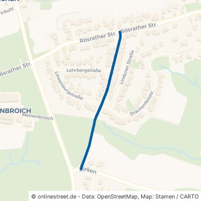 Frackenpohler Straße Lohmar Honrath 