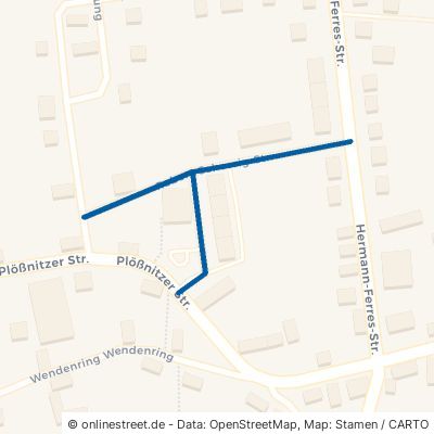 Robert-Schossig-Straße Landsberg Niemberg 