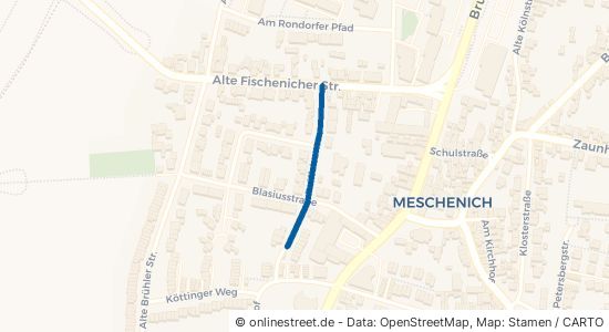 Raiffeisenstraße Köln Meschenich 