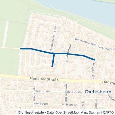 Thomas-Mann-Straße Mühlheim am Main Dietesheim 