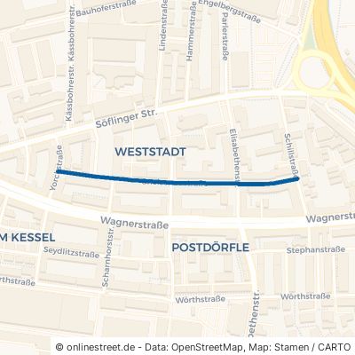 Gneisenaustraße Ulm Weststadt 