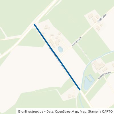 Harsewinkler Straße Versmold Hesselteich 