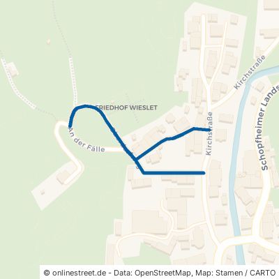 Oberdorfweg Kleines Wiesental Wieslet 