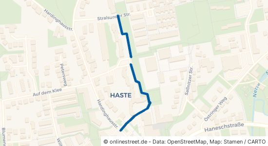 Schweriner Straße Osnabrück Haste 